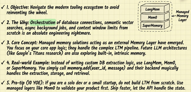 Managed memory layers can cover the production plumbing